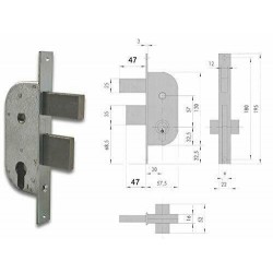 CISA 42412-30-0 SERR CANCELLO CIL SAG