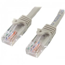 StarTech.com Cavo di rete CAT 5e - Cavo Patch Ethernet RJ45 UTP Grigio da 3m antigroviglio
