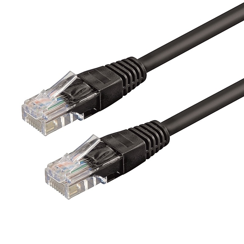 WP WPC-PAT-5U010BL cavo di rete 1 m Cat5e U/UTP (UTP) Nero