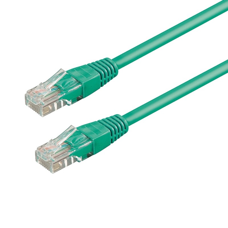 WP WPC-PAT-6U010G cavo di rete 1 m Cat6 U/UTP (UTP) Verde