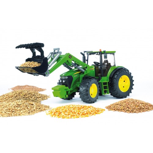 Bruder 03051 - Trattore John Deere 7930 con Benna