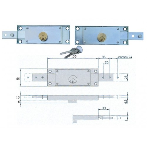 VIRO 8232/8233.9 COPPIA SERR X SERRANDA