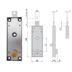 VIRO 8235.6 SERR X BASCUL.SP.CIL. MM. 6