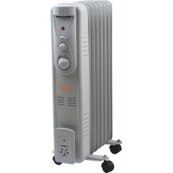 Vinco 70500 stufetta elettrica Riscaldatore ambiente elettrico a olio Interno Grigio 1000 W