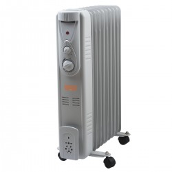 Vinco 70501 stufetta elettrica Riscaldatore ambiente elettrico a olio Interno Grigio 2000 W