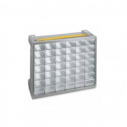 Terry Poker Scatola per minuteria Grigio, Trasparente