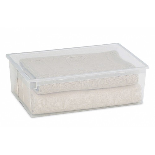 Terry Scatola Leggera Trasparente con Coperchio XL