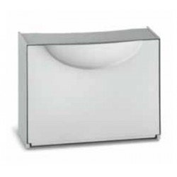 Terry Harmony Box Chiuso Grigio, Bianco