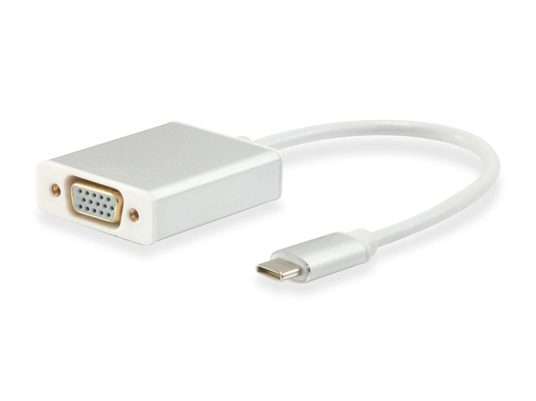 Equip 133451 cavo di interfaccia e adattatore USB Type C VGA Bianco