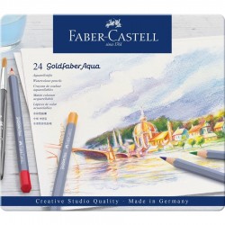 Faber-Castell Goldfaber Aqua pastello colorato 24 pezzo(i) Multicolore