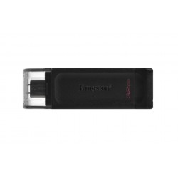 Kingston Technology DataTraveler 70 unità flash USB 32 GB USB tipo-C 3.2 Gen 1 (3.1 Gen 1) Nero