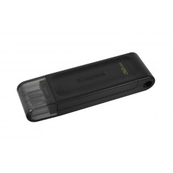 Kingston Technology DataTraveler 70 unità flash USB 32 GB USB tipo-C 3.2 Gen 1 (3.1 Gen 1) Nero