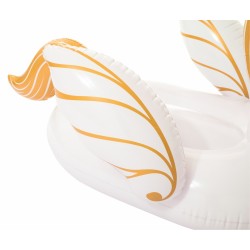 Bestway 41118 galleggiante da piscina e da spiaggia Oro, Bianco Gonfiabile cavalcabile Vinile
