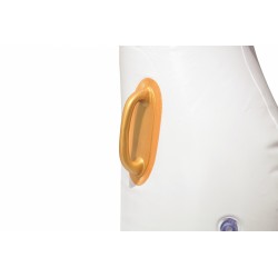 Bestway 41118 galleggiante da piscina e da spiaggia Oro, Bianco Gonfiabile cavalcabile Vinile