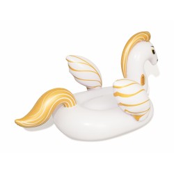 Bestway 41118 galleggiante da piscina e da spiaggia Oro, Bianco Gonfiabile cavalcabile Vinile