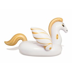 Bestway 41118 galleggiante da piscina e da spiaggia Oro, Bianco Gonfiabile cavalcabile Vinile