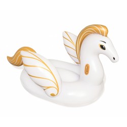 Bestway 41118 galleggiante da piscina e da spiaggia Oro, Bianco Gonfiabile cavalcabile Vinile
