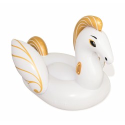 Bestway 41118 galleggiante da piscina e da spiaggia Oro, Bianco Gonfiabile cavalcabile Vinile