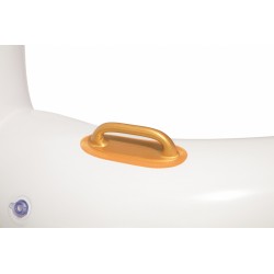 Bestway 41120 galleggiante da piscina e da spiaggia Nero, Oro, Bianco Gonfiabile cavalcabile Vinile