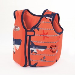 Bestway 32176 galleggiante da piscina e da spiaggia Blu, Rosa Gilet da nuoto Immagine Tessile