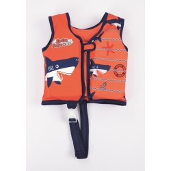 Bestway 32176 galleggiante da piscina e da spiaggia Blu, Rosa Gilet da nuoto Immagine Tessile