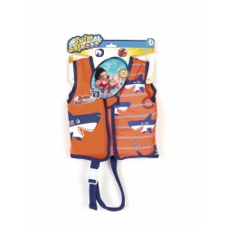 Bestway 32176 galleggiante da piscina e da spiaggia Blu, Rosa Gilet da nuoto Immagine Tessile