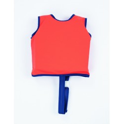 Gilet Salvagente Trainer, Con Cuscinetti In Schiuma All'Interno, Chiusura Lampo E Cinghia Di Sicurezza. Misura M/L, 2 Stampe