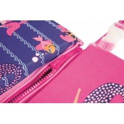 Gilet Salvagente Trainer, Con Cuscinetti In Schiuma All'Interno, Chiusura Lampo E Cinghia Di Sicurezza. Misura M/L, 2 Stampe