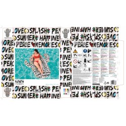 Bestway 43260 galleggiante da piscina e da spiaggia Multicolore Materassino galleggiante A fantasia