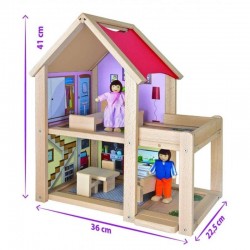 Simba Casa Delle Bambole Incluse Due Bamboline Cm.22,5X36X41