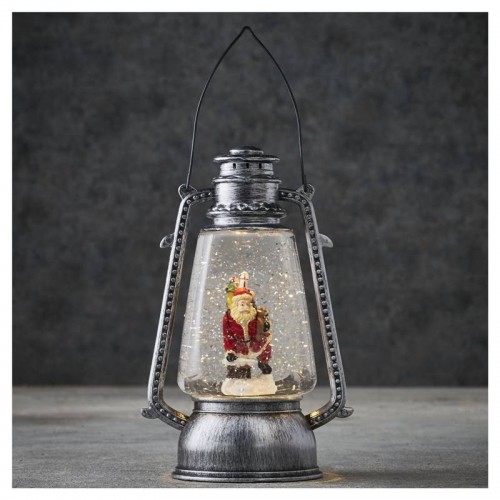 lanterna a batteria con scena natalizia