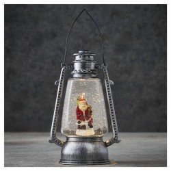 lanterna a batteria con scena natalizia