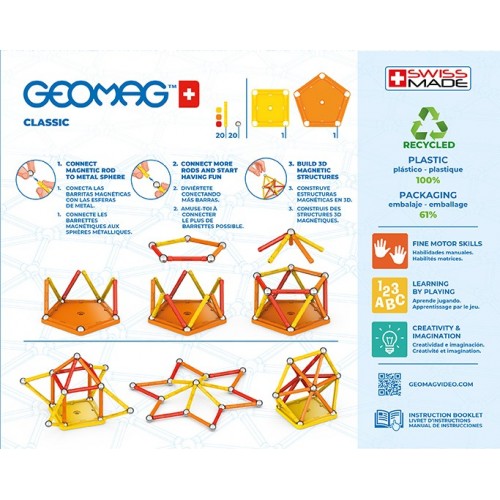 Geomag Classic GM271 giocattolo magnetico al...