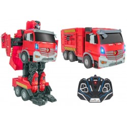 GLOBO R/C Traxfigure Camion Robot C/Luce/Li-Po Battery P