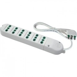 FANTON 41040 prolunghe e multiple 1,5 m 6 presa(e) AC Bianco