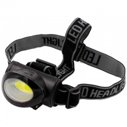 CFG Discover Head Light Torcia a fascia Nero COB LED