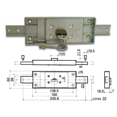 PREFER 8601-0010 SERR CENTRALE D/MAPPA