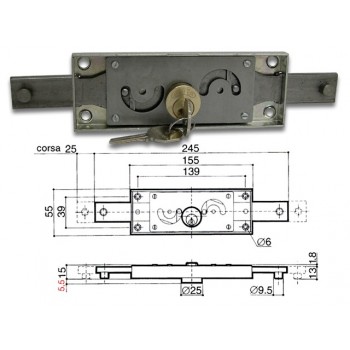 PREFER A211-0012 SERR CENTRALE