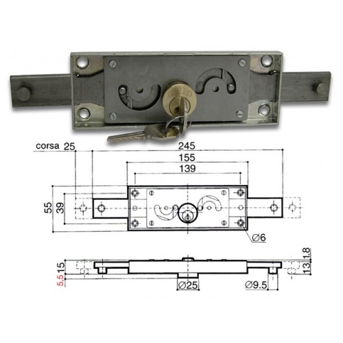 PREFER A211-0012 SERR CENTRALE