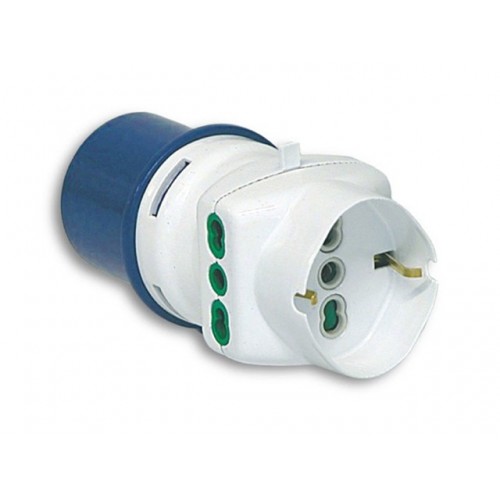 FME.ADATTATORE CEE BLU SCHUKO 16A 73090