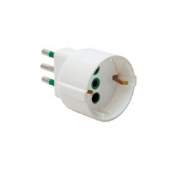 FME.ADATTATORE SCHUKO BIANCO 10A 82120
