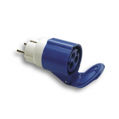 FME.ADATTATORE CEE BLU 2 P. SCHUKO 73001