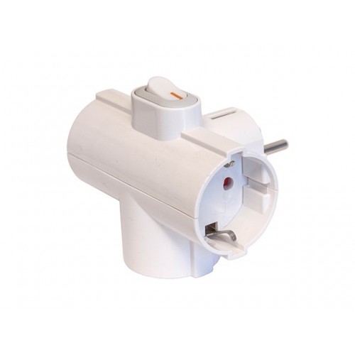 FME.ADATTATORE SCHUKO TRIPLO 2P+T. 82260