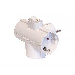 FME.ADATTATORE SCHUKO TRIPLO 2P+T. 82260