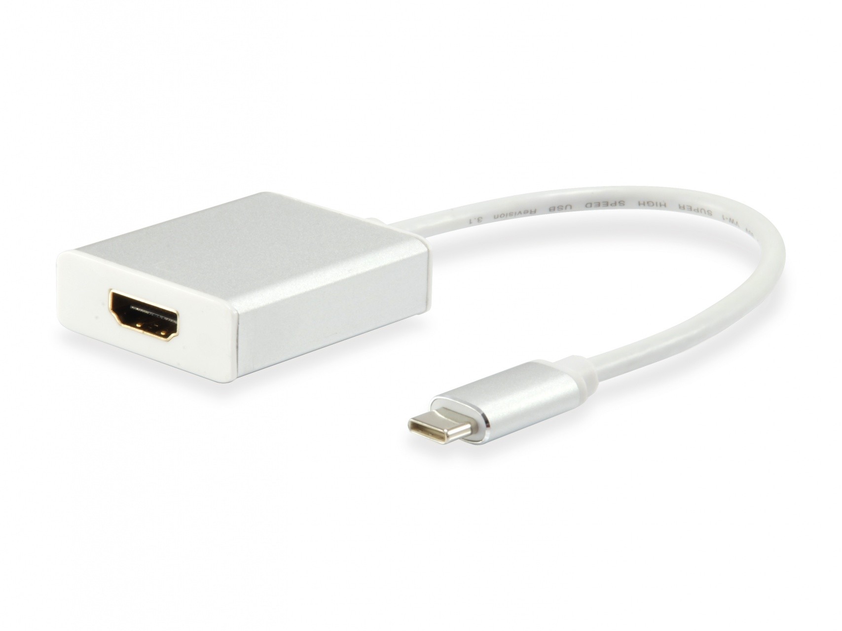 Equip 133452 cavo di interfaccia e adattatore USB Type C HDMI Bianco