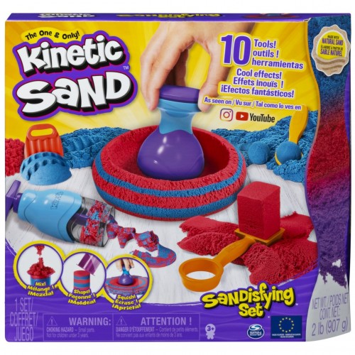 Kinetic Sand , Sandisfying Set con 907 g di...
