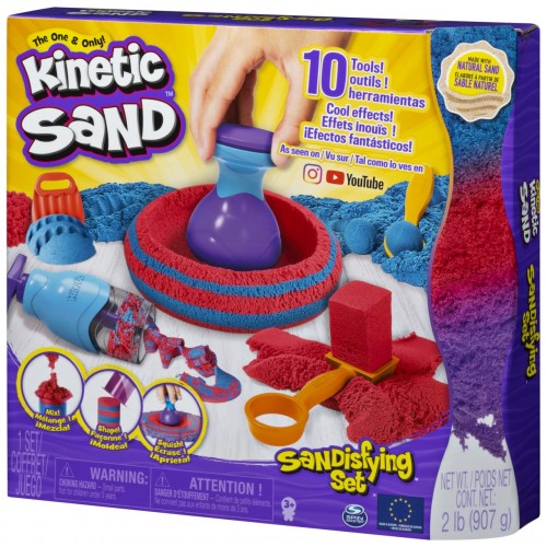 Kinetic Sand , Sandisfying Set con 907 g di...