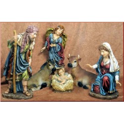 NATIVITA' 6PZ 52 CM IN RESINA