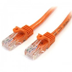 StarTech.com Cavo di rete CAT 5e - Cavo Patch Ethernet RJ45 UTP Arancio da 1m antigroviglio