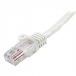 StarTech.com Cavo di rete CAT 5e - Cavo Patch Ethernet RJ45 UTP Bianco da 1m antigroviglio